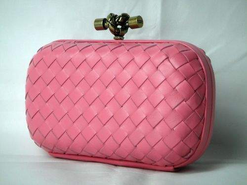 Bottega Veneta Clutches New Knot 8651 pink - Click Image to Close